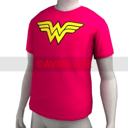 Wonder Woman Distressed Logo T-shirt