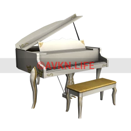 Baroque Marais Grand Piano - Light