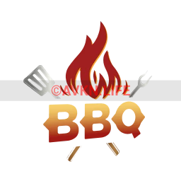 Flame Grilled BBQ Sticker