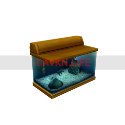 Aquaria Fish Tank (Gold)