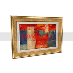 Resort Abstract Reds Wall Art