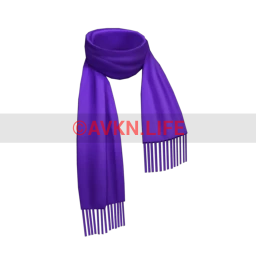 Front Row Cashmere Scarf - Purple