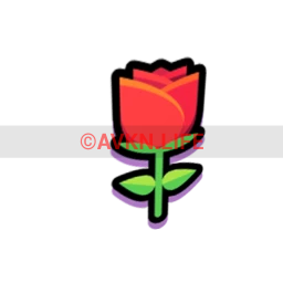 Red Rose Emoji Sticker