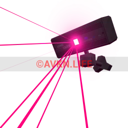 Party Laser Wall Light - Hot Pink