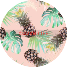 Wanderlust Pastel Pineapple Wallpaper