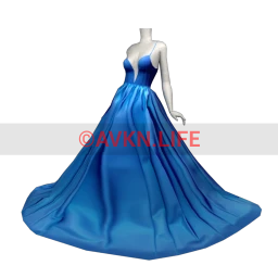 Ikon Cerulean Silk Dress