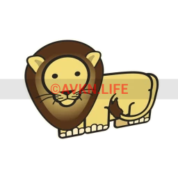 Kenyan Lion Sticker