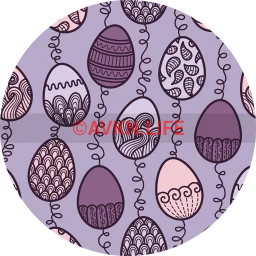 Easter Egg Garland Wallpaper