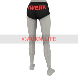 Front Row Twerk Booty Shorts - Red