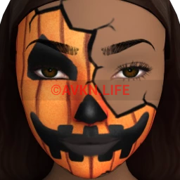 Jill O'Lantern Facepaint