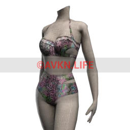 Kijane Vivid Chameleon Cut-Out Swimsuit