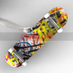 Decked Out Skateboard - Graffiti