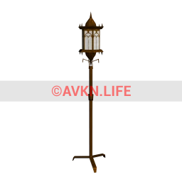 Victoriana Gothic Standing Lamp