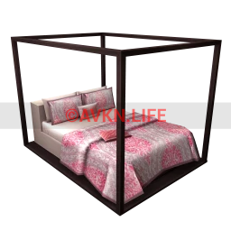 Indian Ocean Diego Garcia Bed - Pink