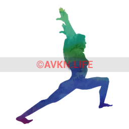 Lunge Silhouette Sticker