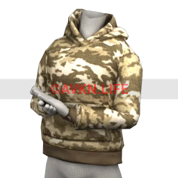 ATM Camo Sherpa Pullover Hoody