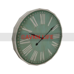 Coastal High Clouds Wall Clock