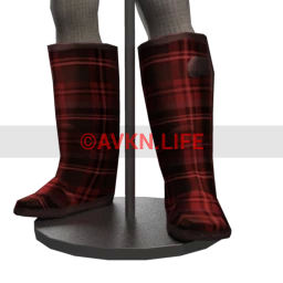 Festival Wellies -  Tartan 