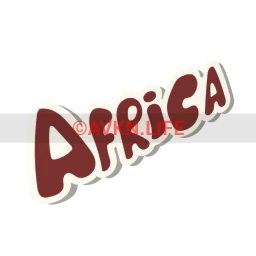 Africa Sticker