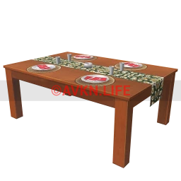 Udara Dining Table - Decorated