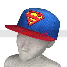 Superman Logo Red & Blue Snapback Hat