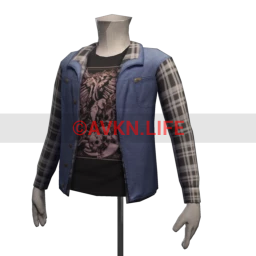 Sleeveless Denim Jacket - Skulls