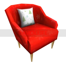 Luxe Liberty Armchair - Red