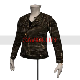 Camouflage Asymmetrical Biker Jacket