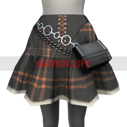 Delirious Tartan Goth Skirt