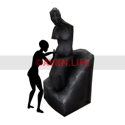 Obsidian Sculpture Carving - Interactive