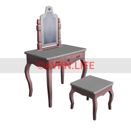 Chic Pink Dressing Table