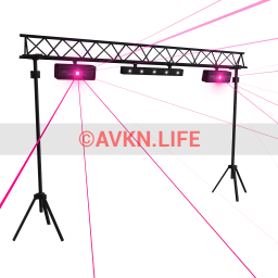 Party Laser Stage Lighting - Hot Pink