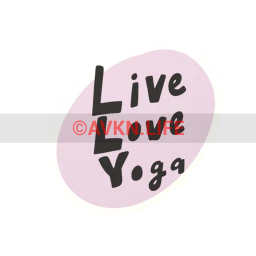 "Live Love Yoga" Sticker