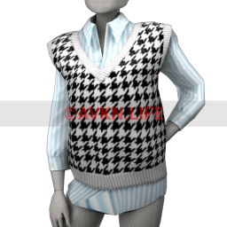 Foal Houndstooth Monochrome Sweater