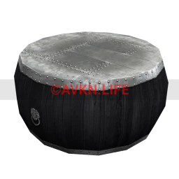 Cosmos Shipwreck Barrel Table