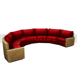 Airball Crimson Boss Sofa