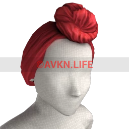 Simple Headwrap (Red)