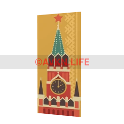 Kremlin Clock Wall Sticker