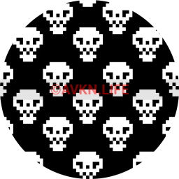 Pixel Skull Wallpaper