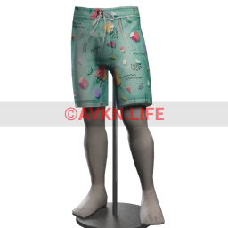 Kijane In The Sun Board Shorts - Ice-Cream