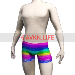 Kijane Glitter Rainbow Swim Shorts