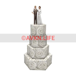 Happily Ever After Wedding Cake