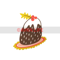 Christmas Pudding Sticker