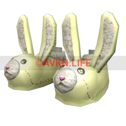 Easter Bunny Slippers (Yellow)