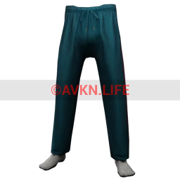 Teal Taping Poly Tricot Jogger