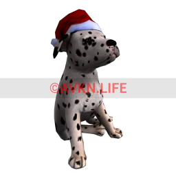 Christmas Dalmatian Puppy