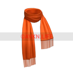 Front Row Cashmere Scarf - Orange