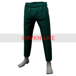 Green Joggers With Side Panel Detailing