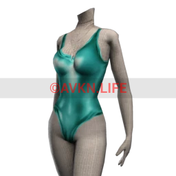 Kijane Aquamarine Metallic Swimsuit