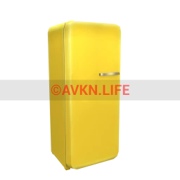 Canary Gleaming Sun Fridge